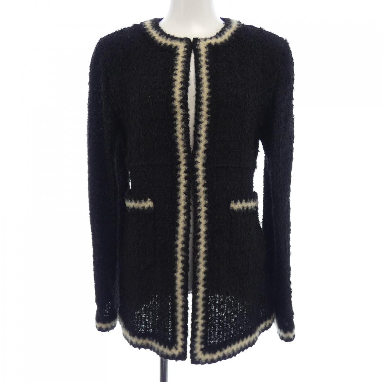 【ヴィンテージ】シャネル CHANEL P11965V07036 98A ノーカラージャケット