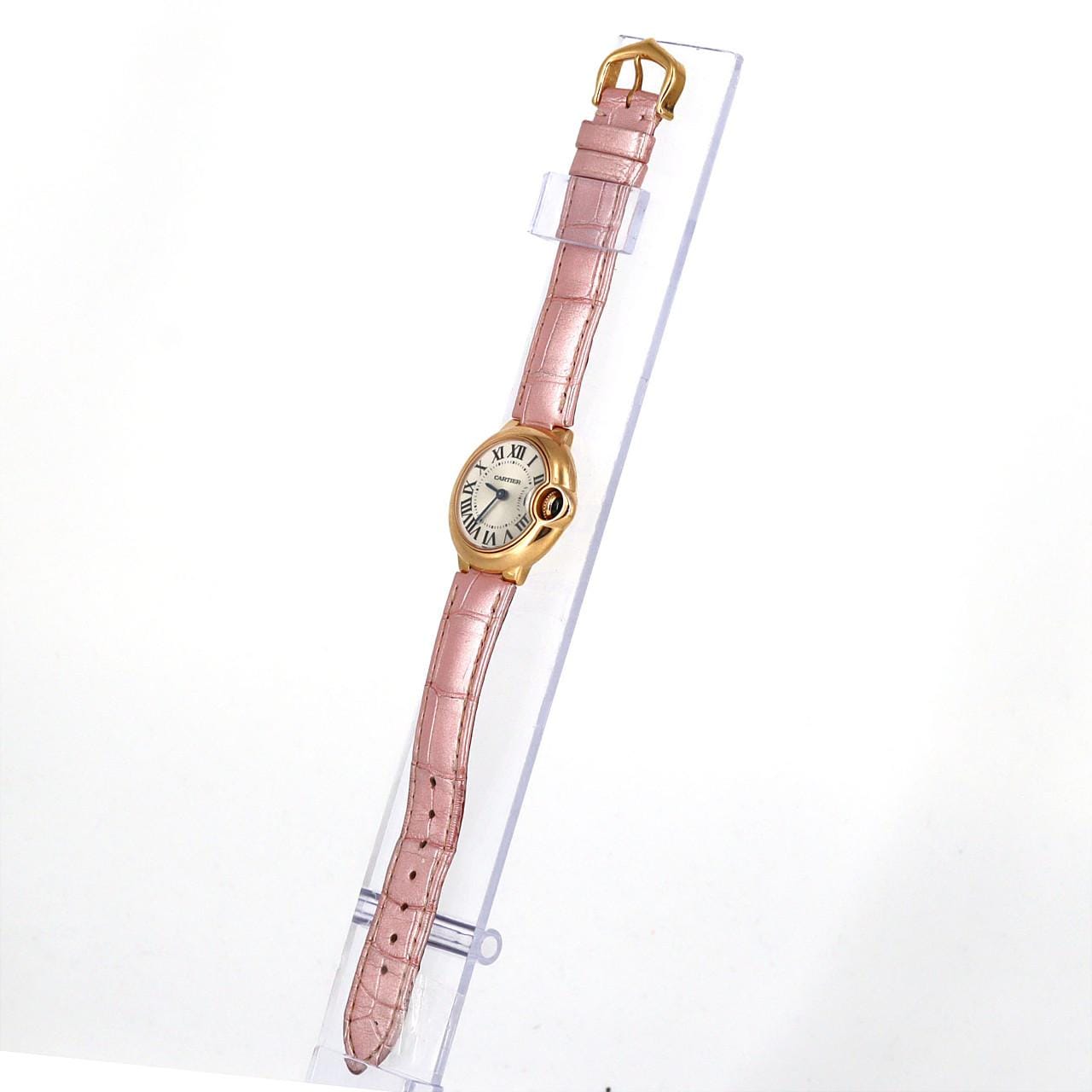 カルティエ バロンブルーSM PG W6900256 PG･RG クォーツ