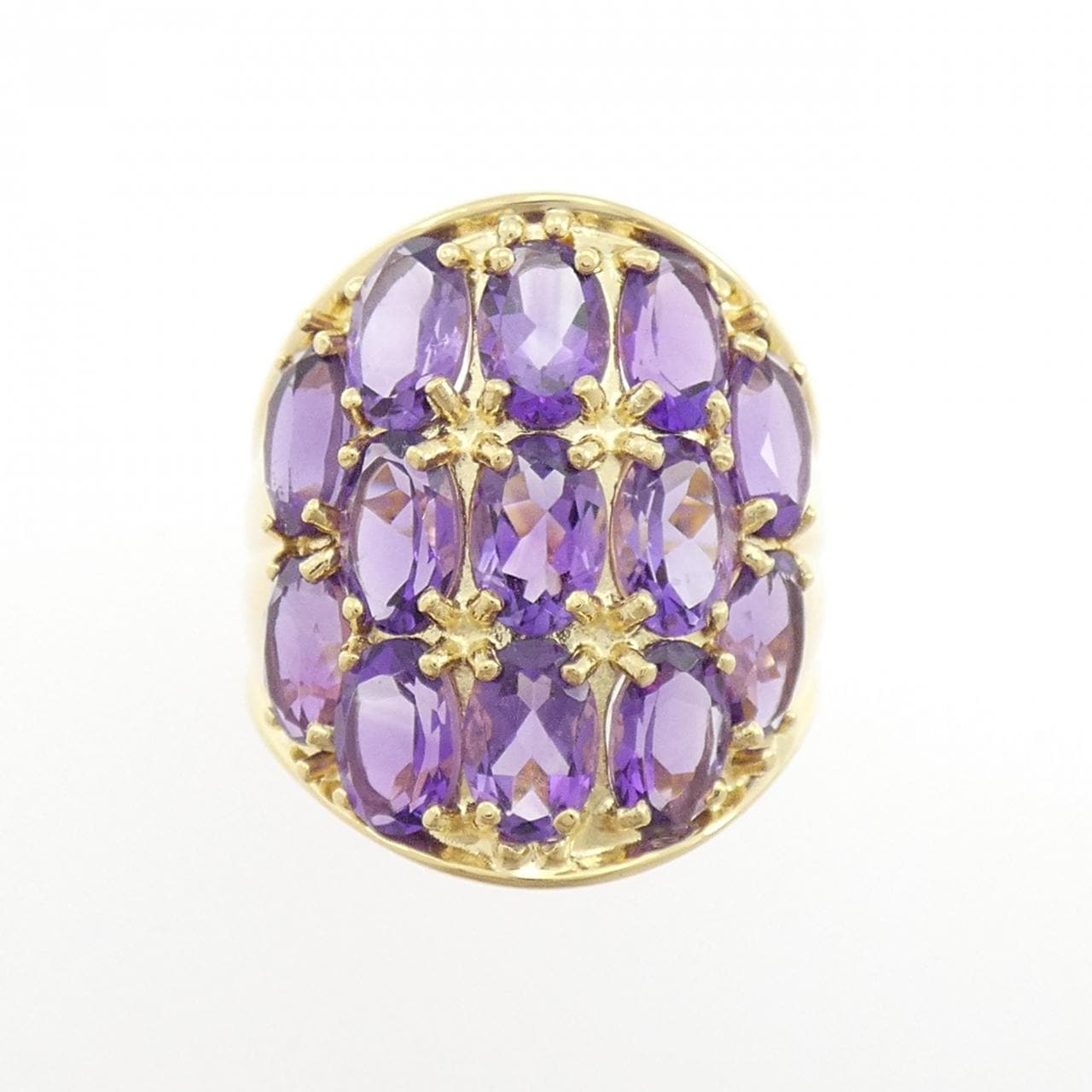 K18YG紫水晶戒指