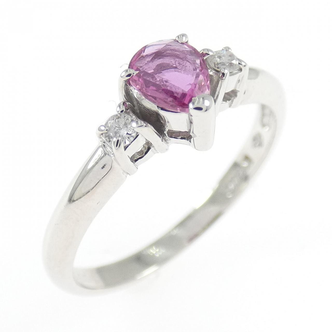 K14WG ルビー リング 0.29CT