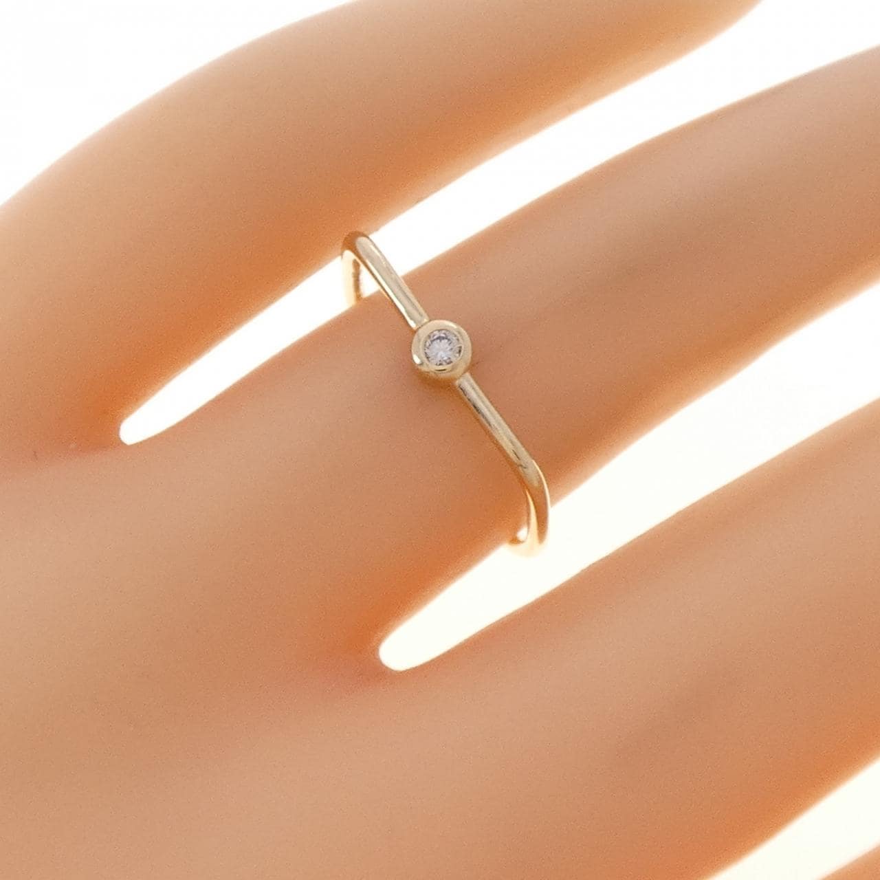 ヒロタカ ミロ リング 0.03CT