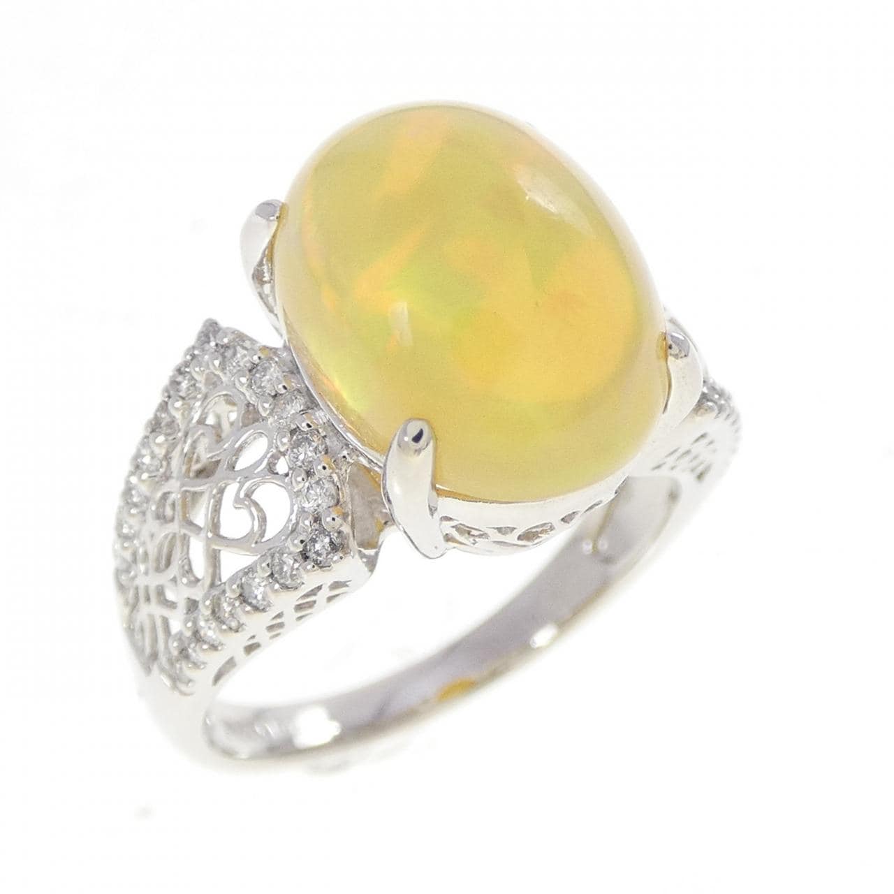 PT900 オパール リング 4.17CT