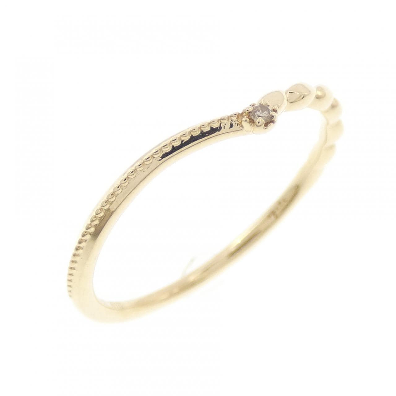 アガット ダイヤモンド リング 0.007CT