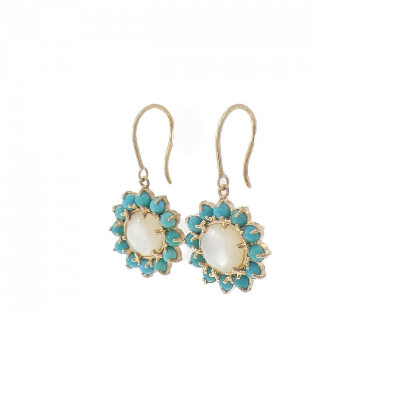 アーカー  マザーオブパール ピアス