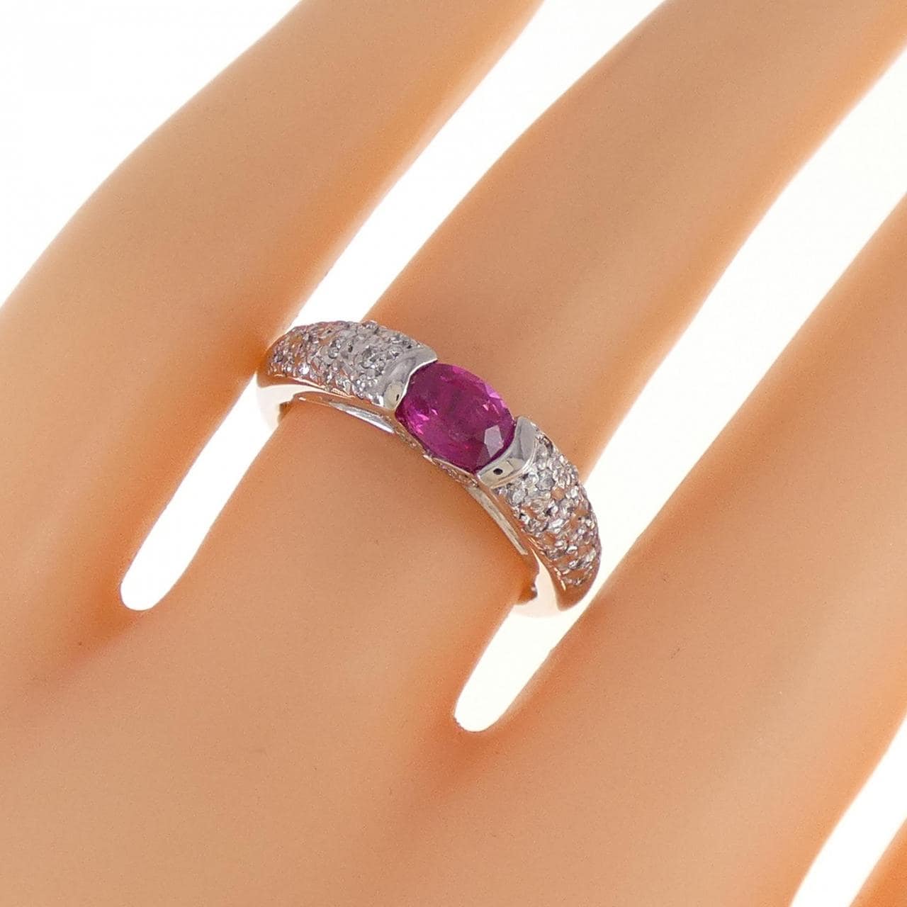 PT ルビー リング 0.62CT