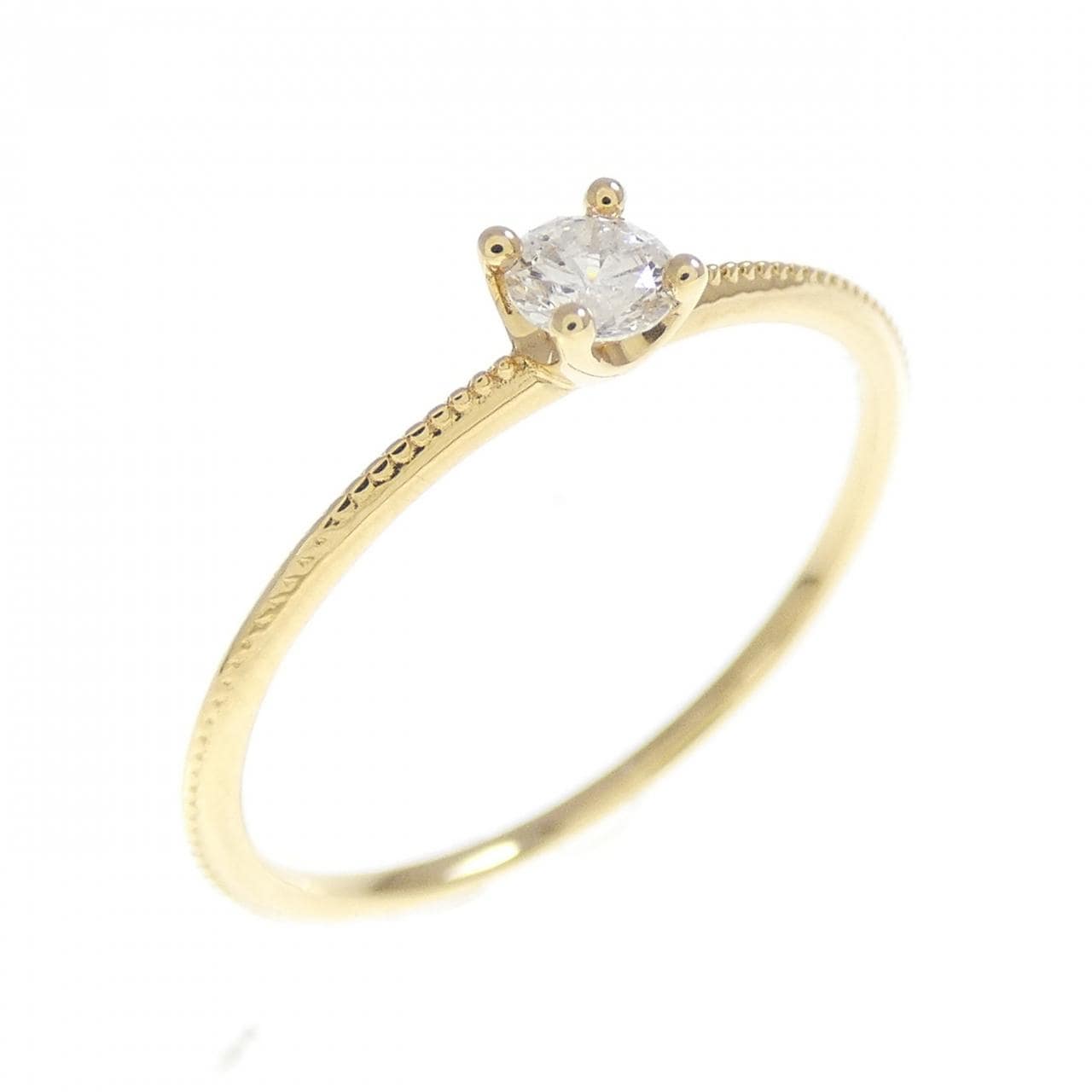K18YG ダイヤモンド リング 0.10CT