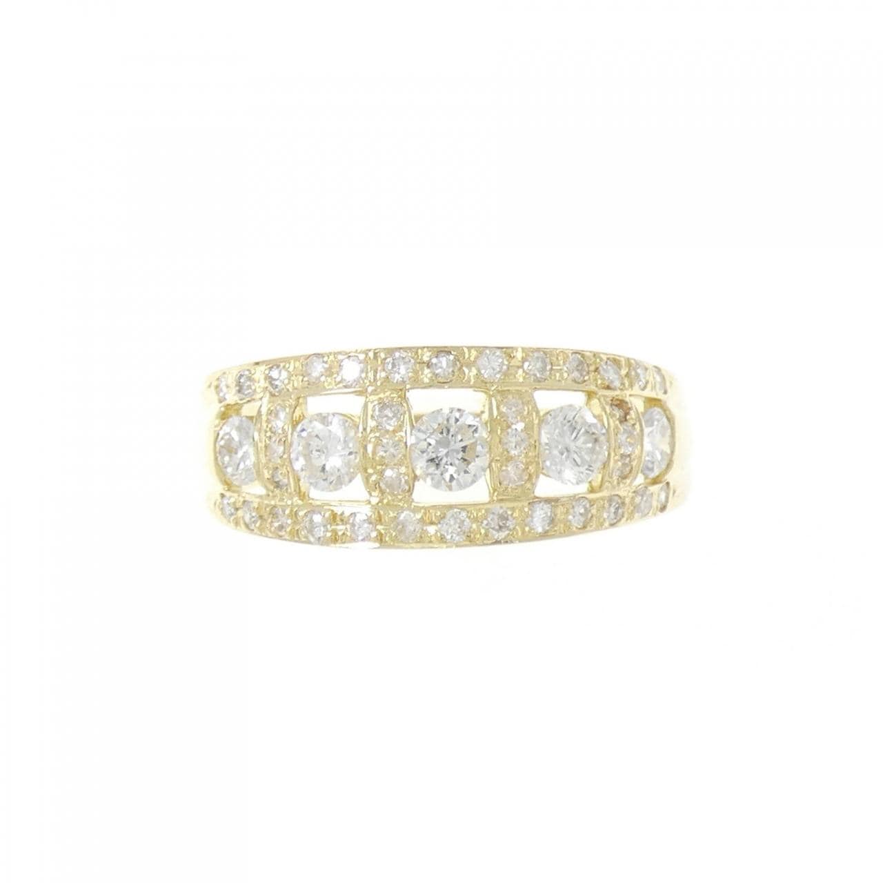 K18YG ダイヤモンド リング 0.801CT