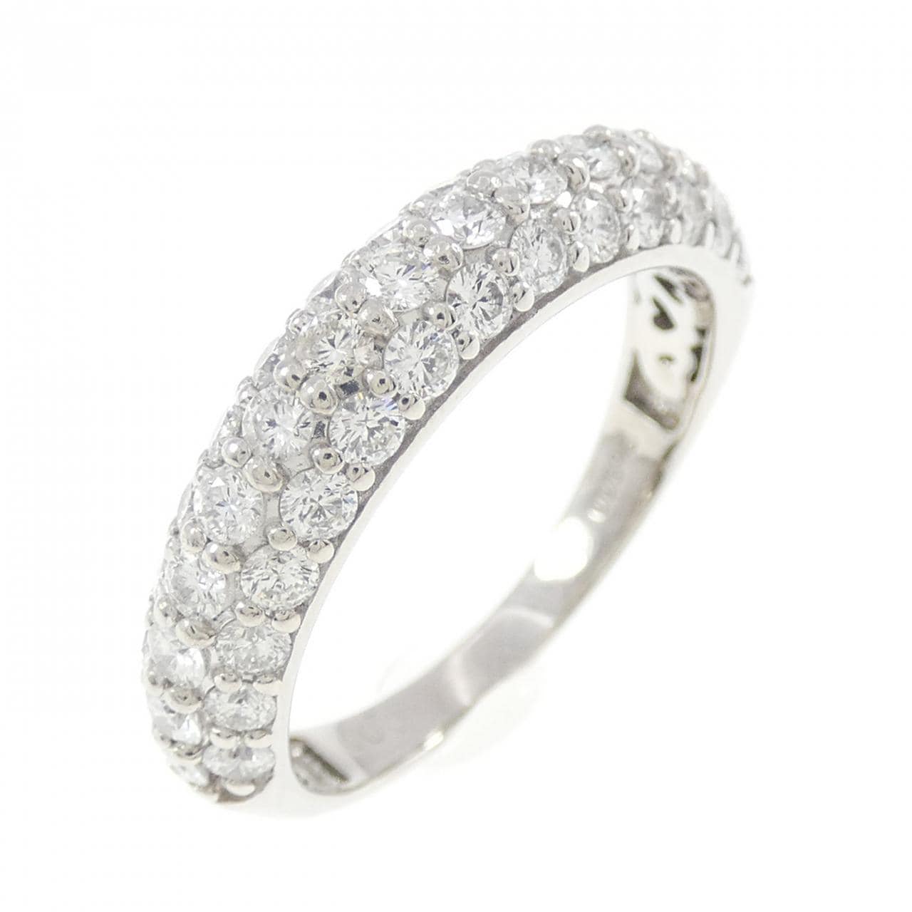 PT900 パヴェ ダイヤモンド リング 1.00CT