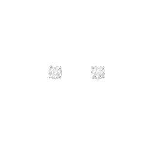 ティファニー ソリティア ピアス 0.37CT J VS1 3EXT