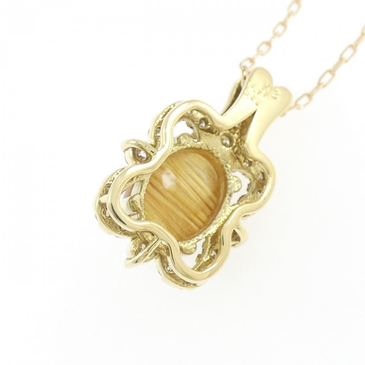 K18YG ルチルクオーツ ネックレス 2.71CT