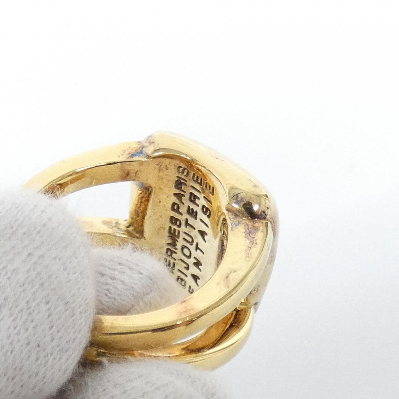 【ヴィンテージ】エルメス クル ド セル 760240B リング