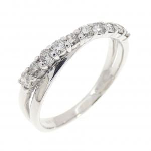 K18WG ダイヤモンド リング 0.50CT