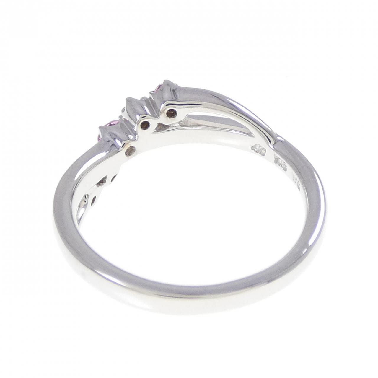 4゜C 合成サファイヤ リング