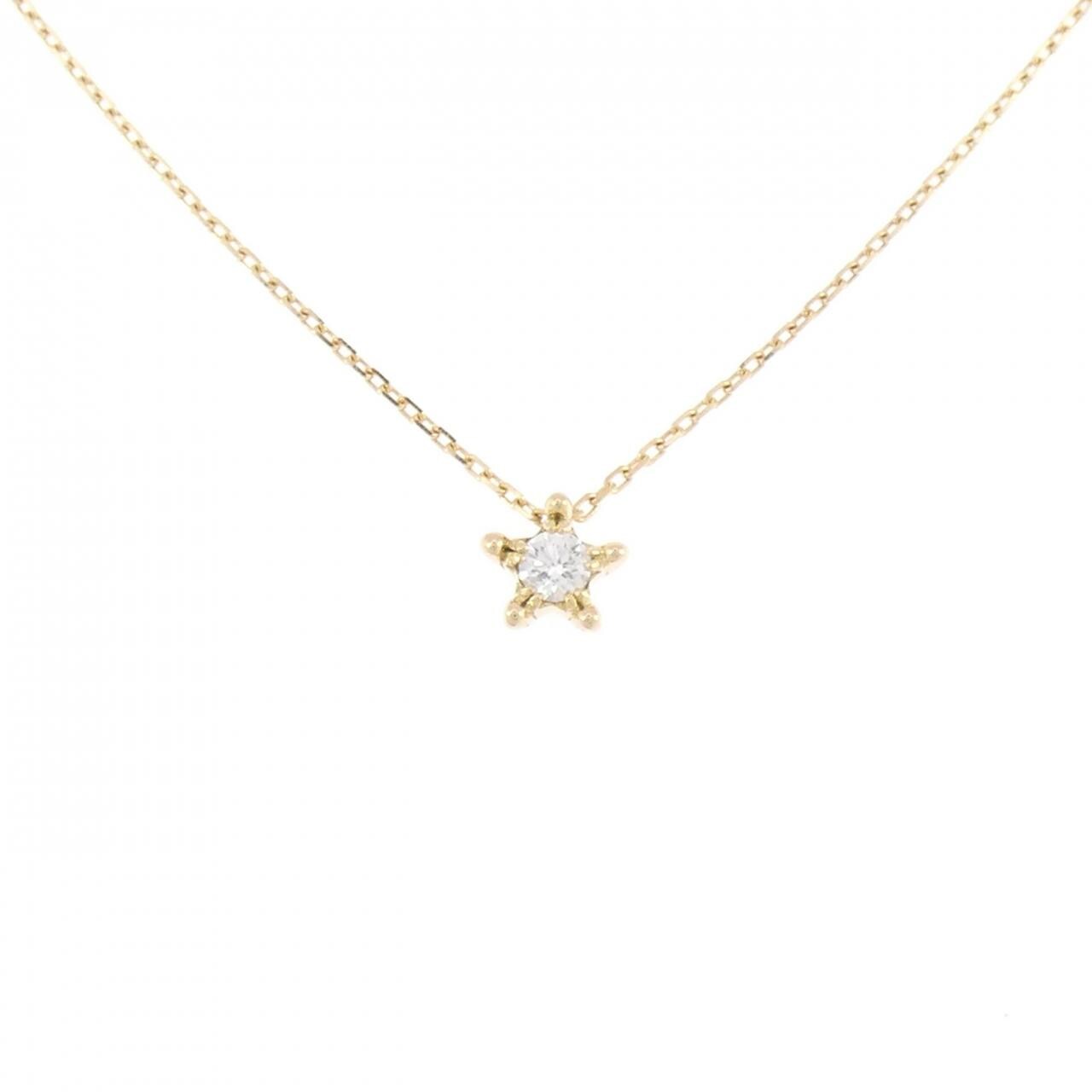 スタージュエリー ダイヤモンド ネックレス 0.10CT