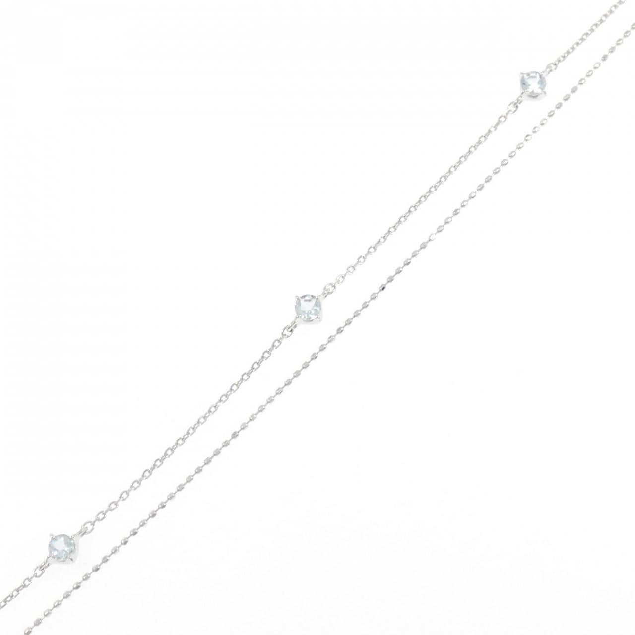 4゜C アクアマリン ブレスレット