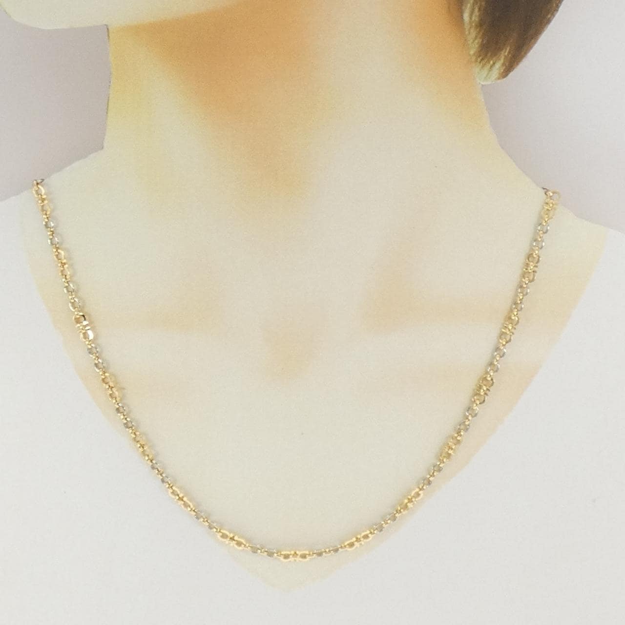 カルティエ 750YG/750WG ネックレス