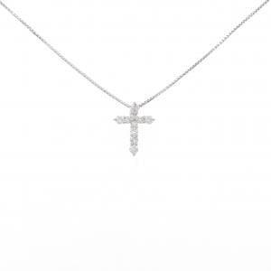 PT900/PT850 クロス ダイヤモンド ネックレス 0.50CT