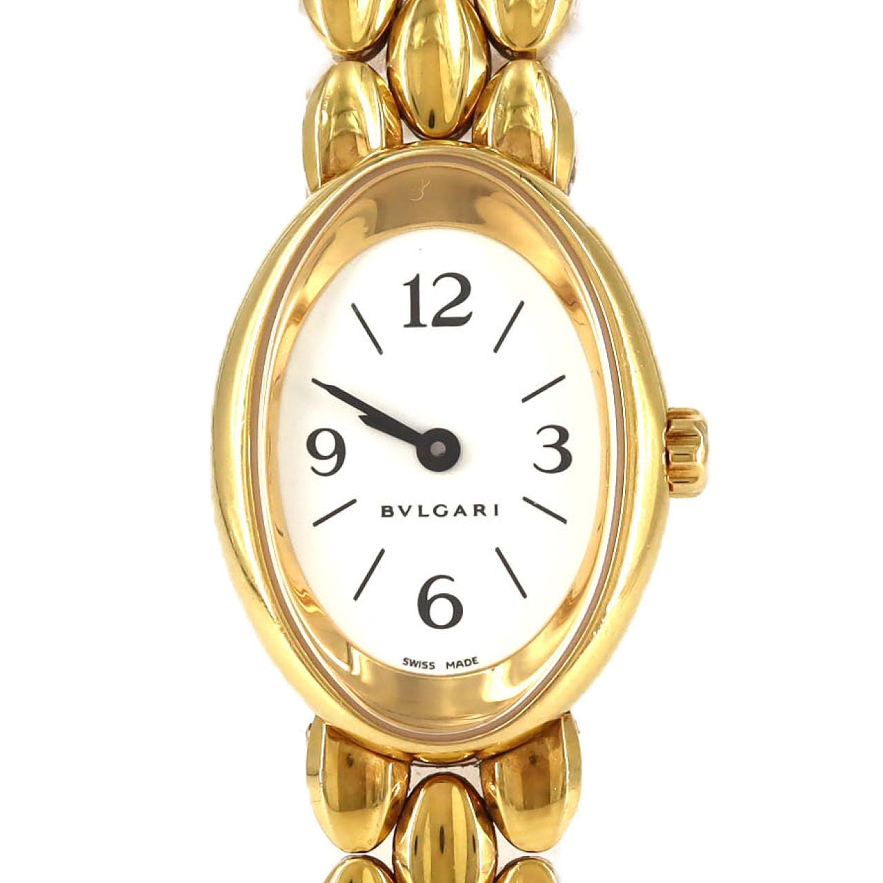 ブルガリ オーバル YG OV27G YG クォーツ