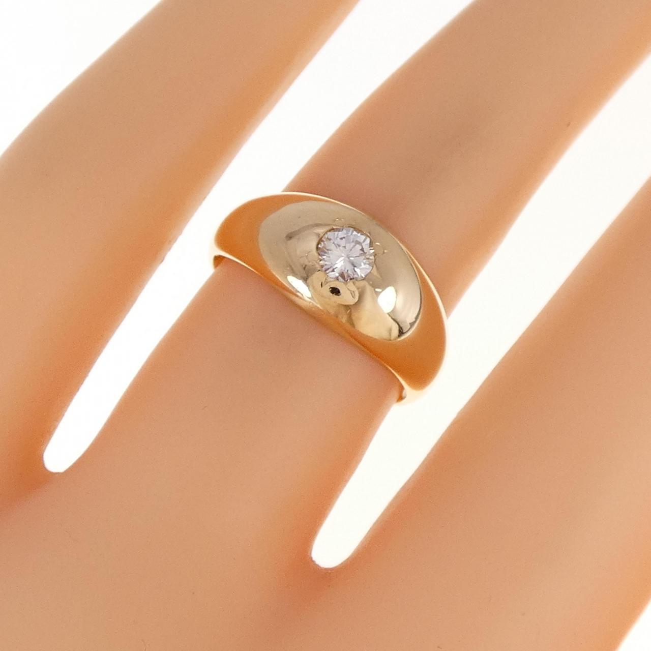 K18YG ダイヤモンド リング 0.2CT