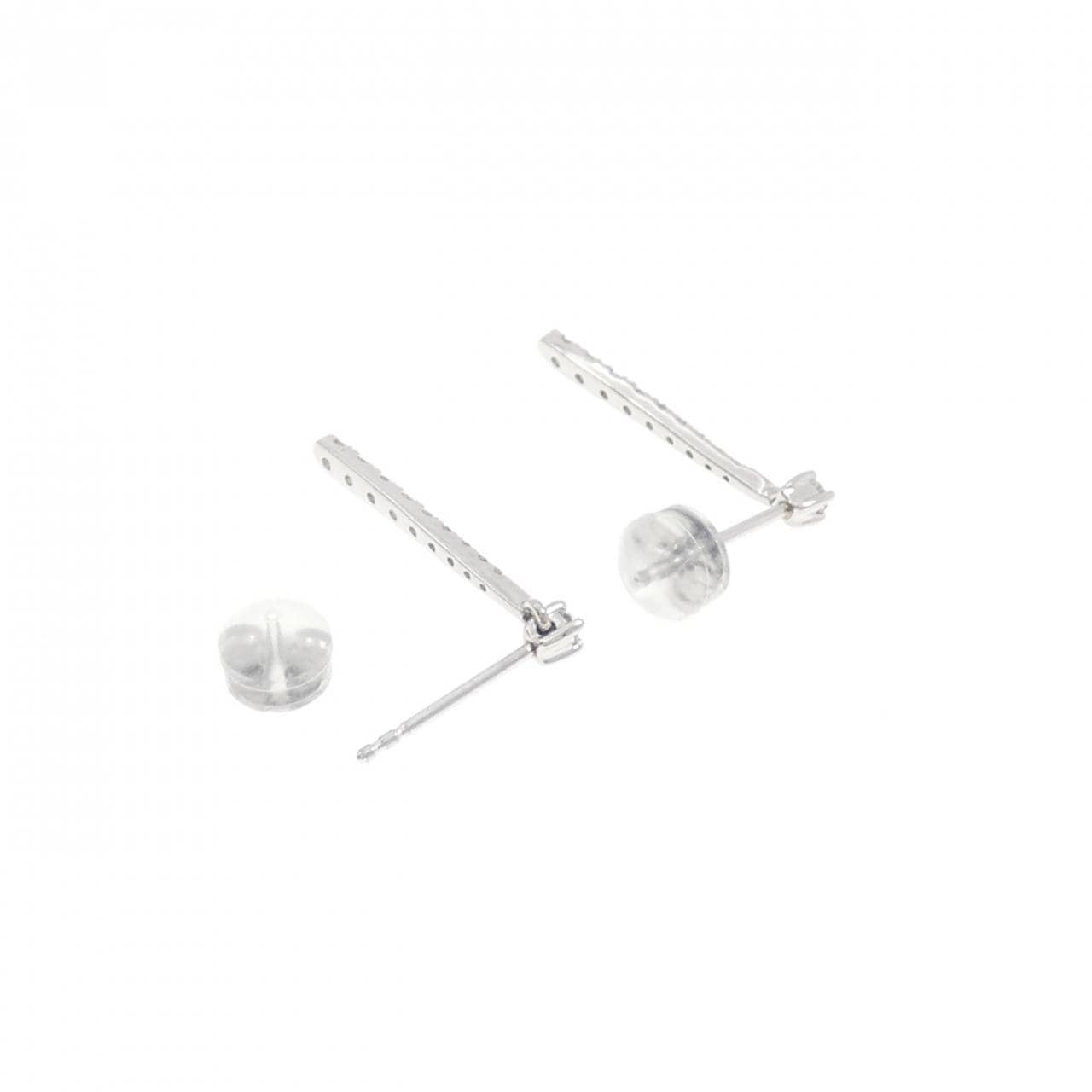 PT950/PT900 ダイヤモンド ピアス 0.30CT