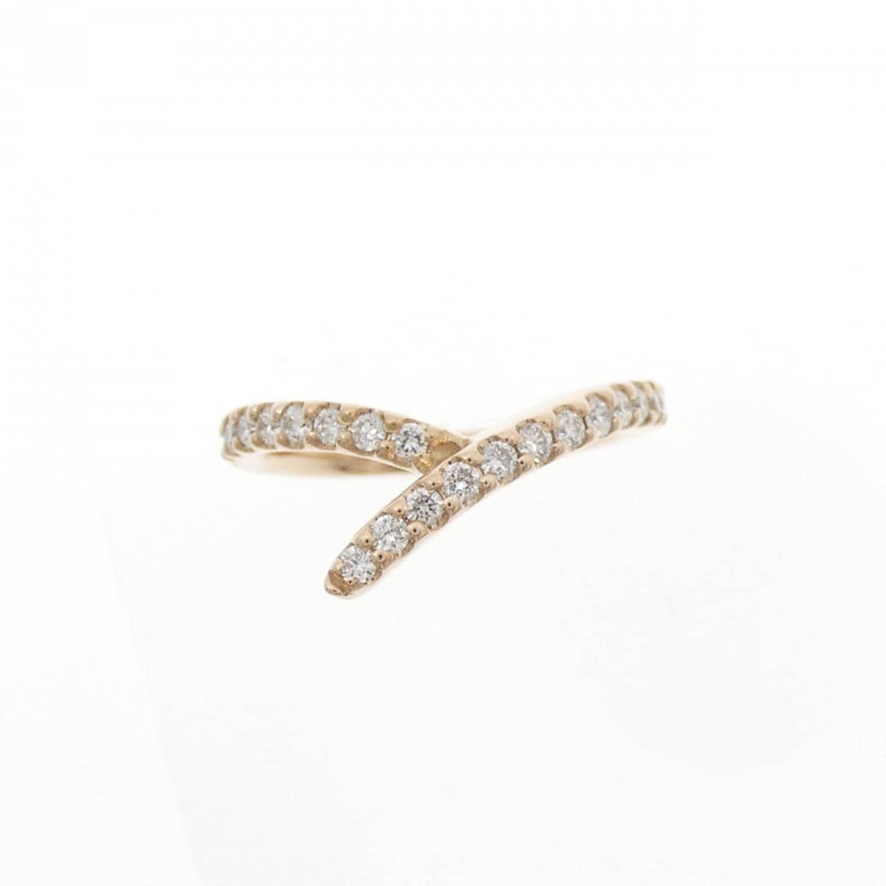 K18PG ダイヤモンド ピンキー リング 0.20CT
