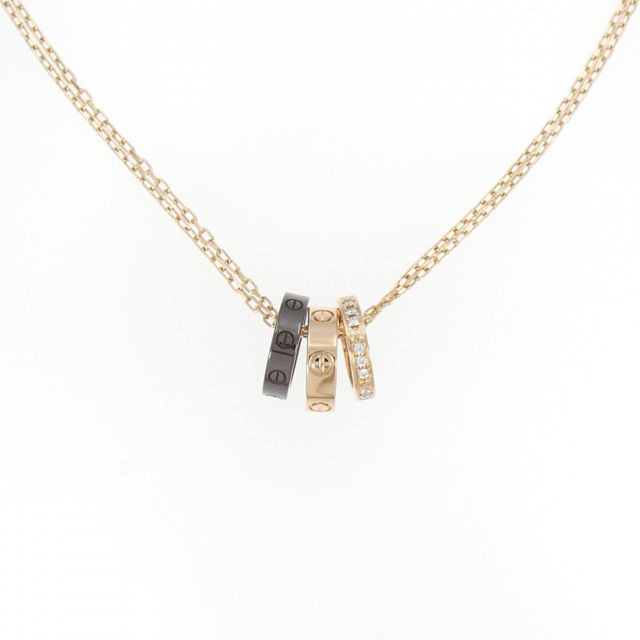 CARTIER LOVE三圈项链