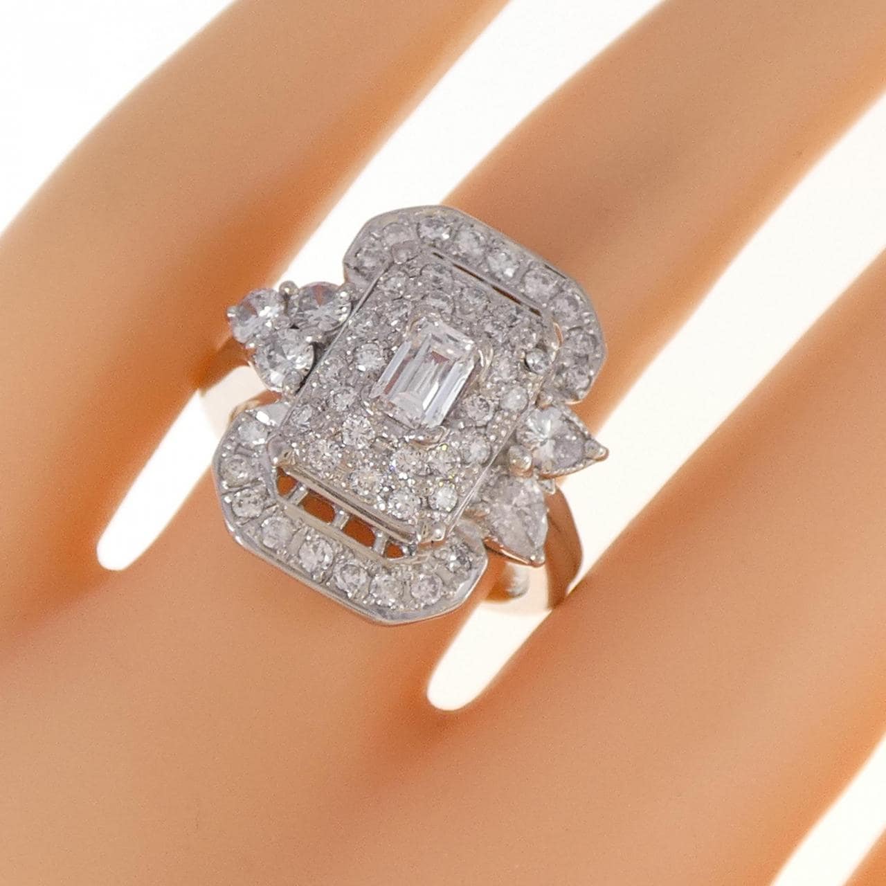 PT ダイヤモンド リング 0.37CT