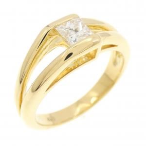 K18YG ダイヤモンド リング 0.35CT