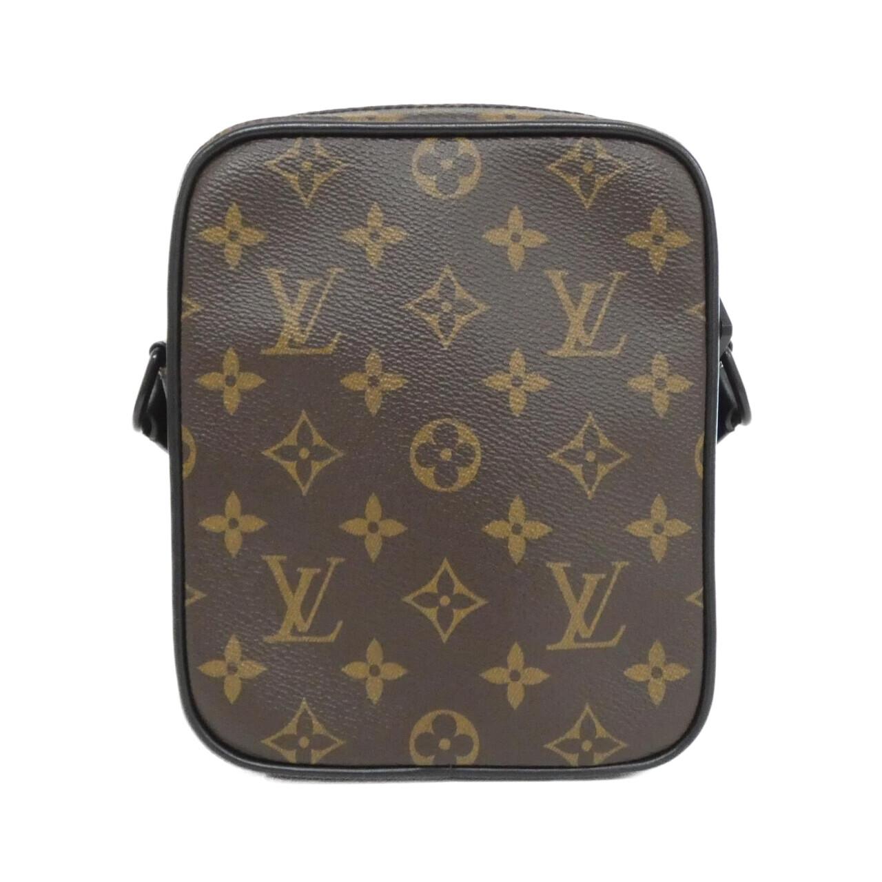LOUIS VUITTON Monogram Macassar Christopher 穿戴式錢包 M69404 肩背包