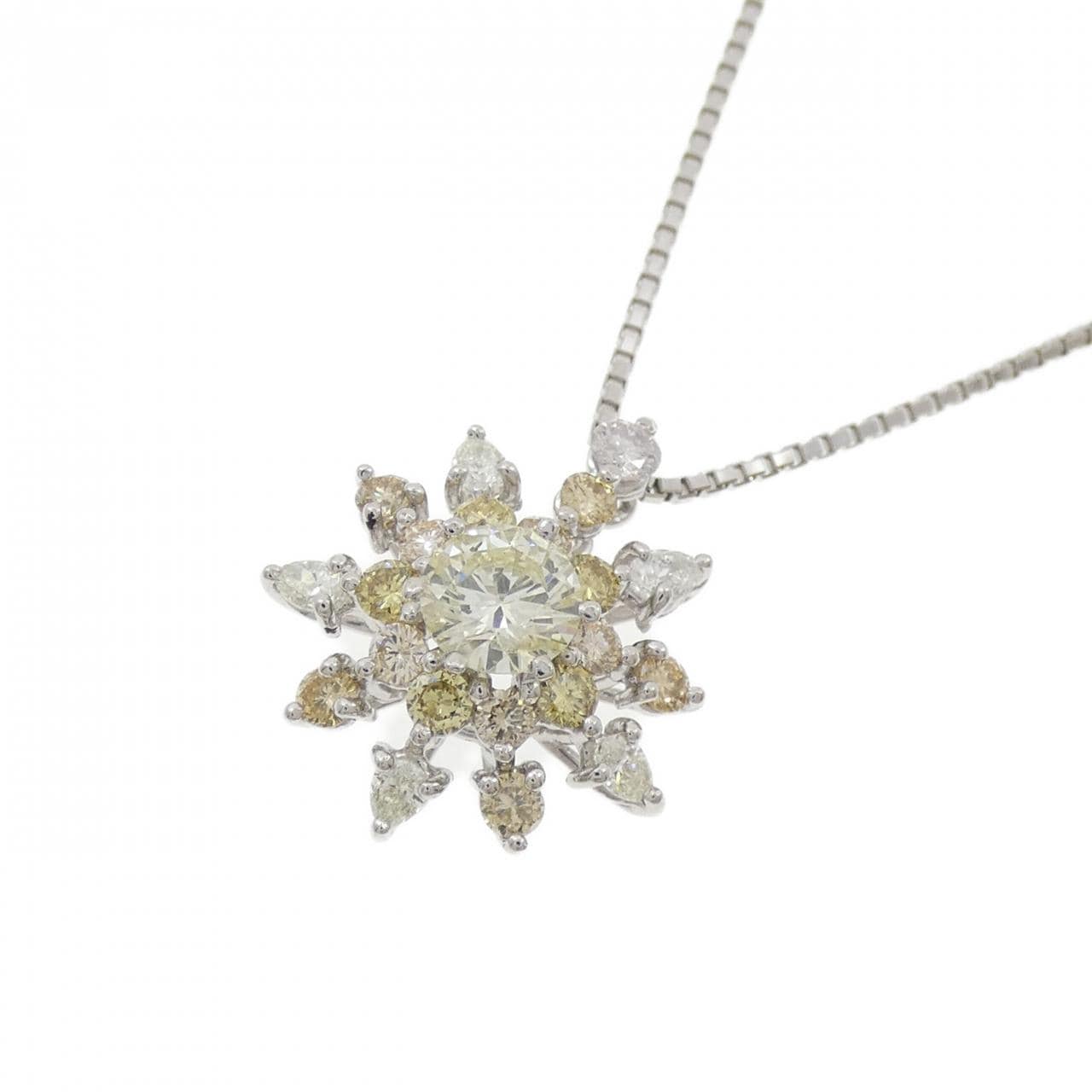 PT900/PT850 ダイヤモンド ネックレス 0.599CT