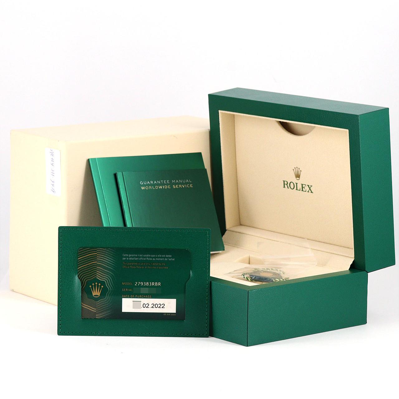 ロレックス デイトジャスト 279383RBR SSxYG 自動巻 ランダム番