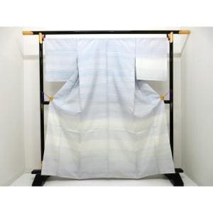 【未使用品】単衣　訪問着　身幅Ｌ寸【結城紬】