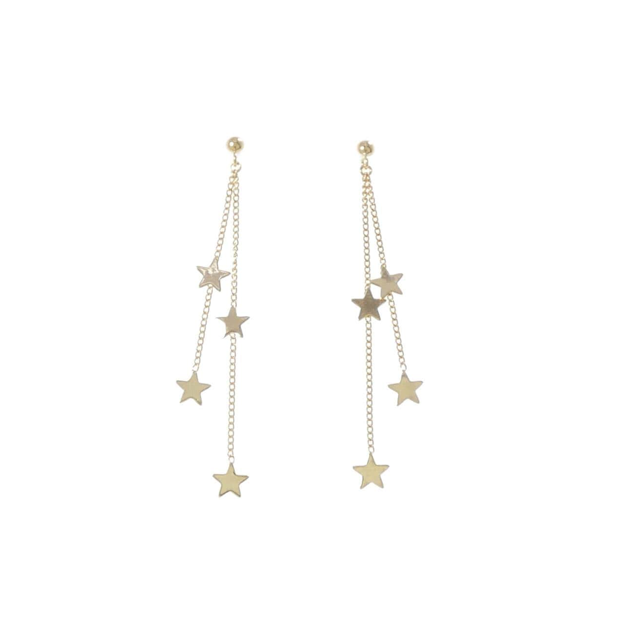 K18YG スター ピアス