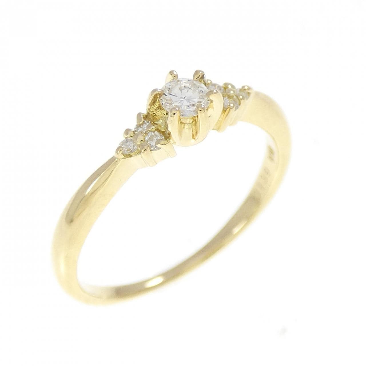 K18YG ダイヤモンド リング 0.139CT
