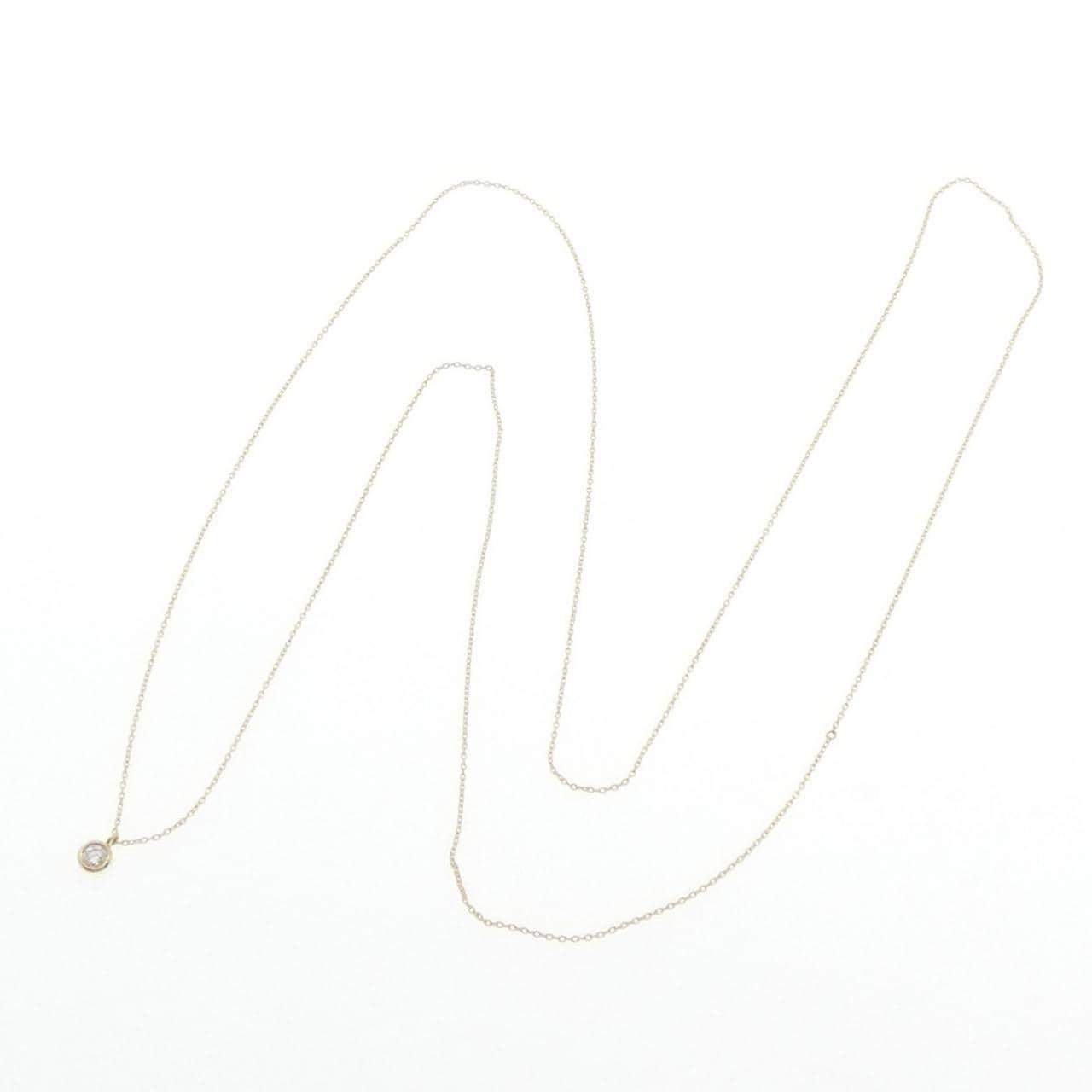 K18YG ダイヤモンド ネックレス 0.10CT