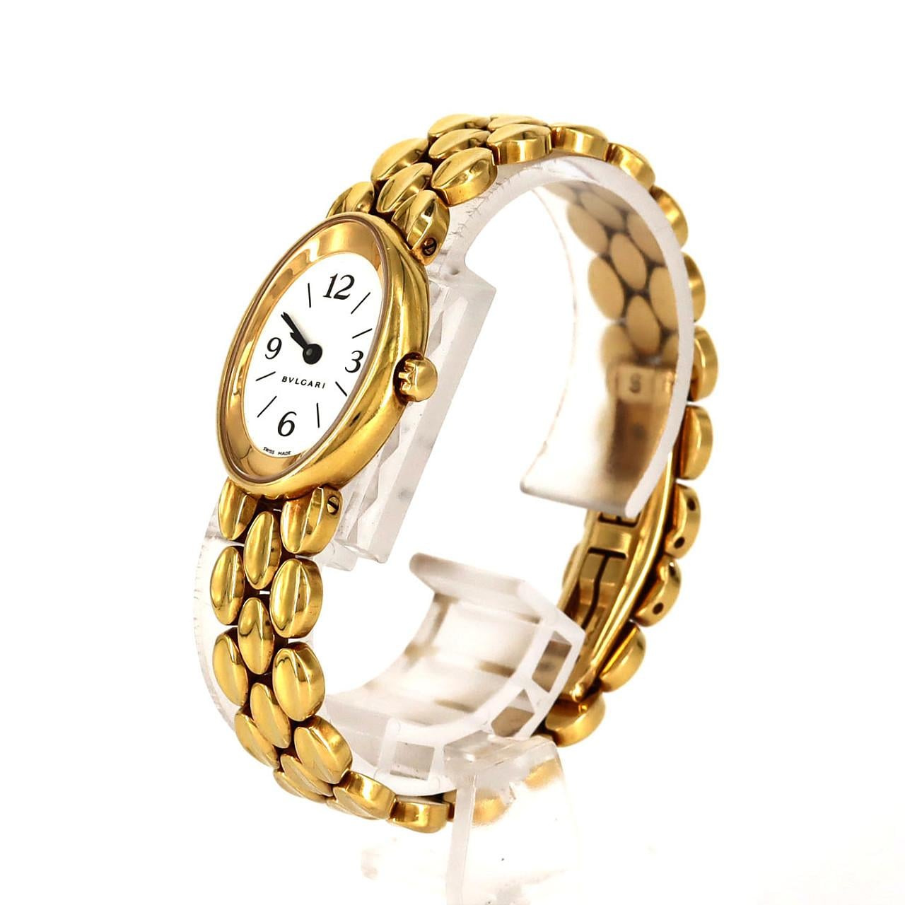 ブルガリ オーバル YG OV27G YG クォーツ