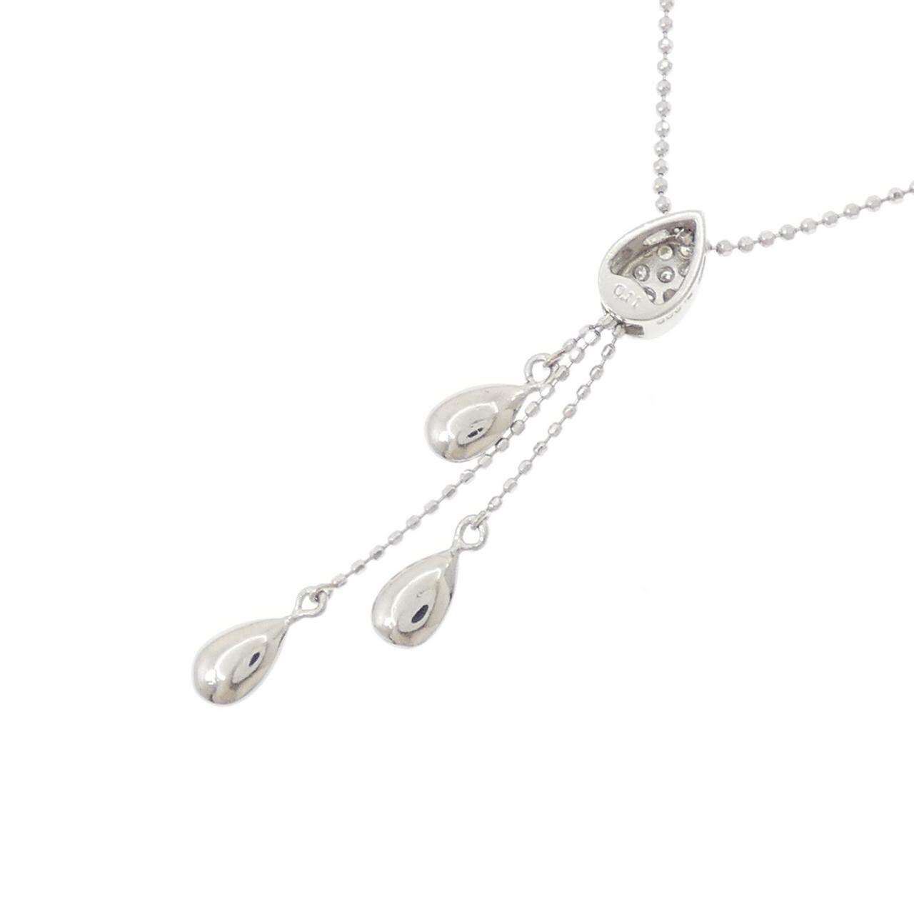 PT900/PT850 ダイヤモンド ネックレス 0.11CT