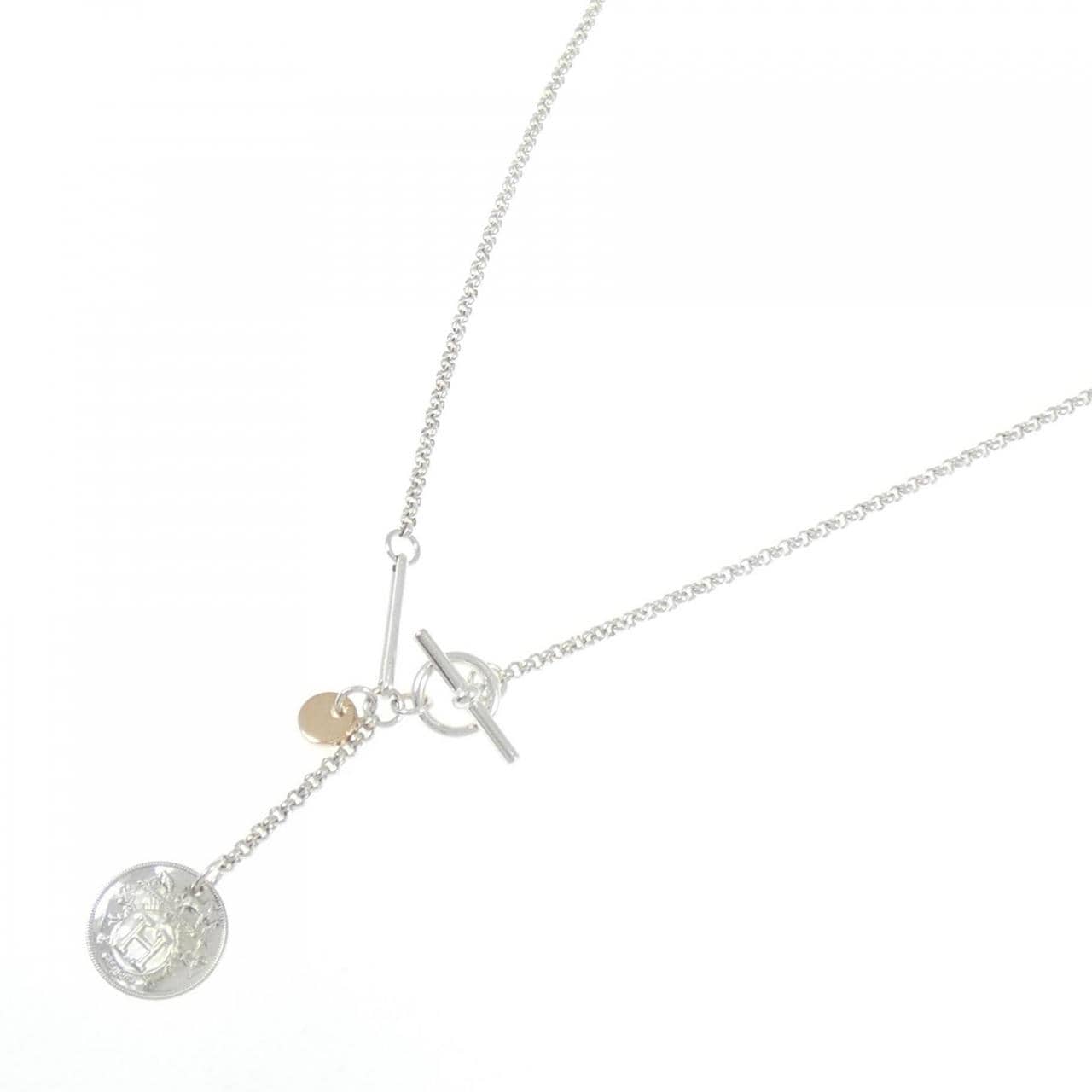 HERMES exlibris necklace
