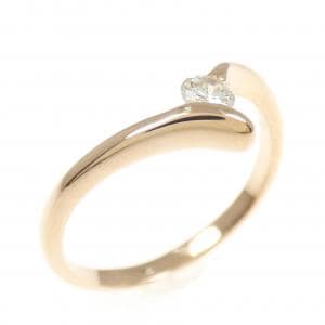 K18PG ダイヤモンド リング 0.12CT