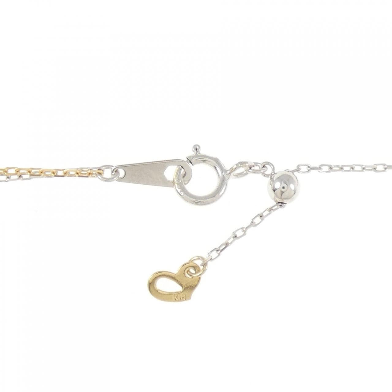 K18YG/PT900/K18WG ベリル ネックレス 1.01CT