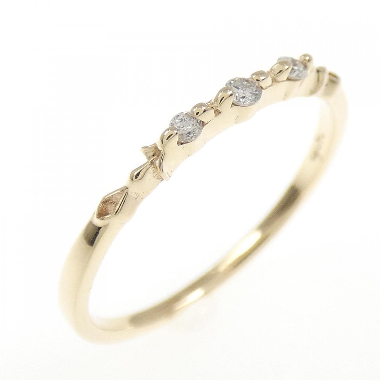 アガット ダイヤモンド リング 0.04CT