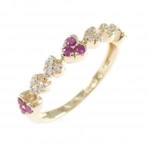 ポンテヴェキオ ルビー リング 0.13CT