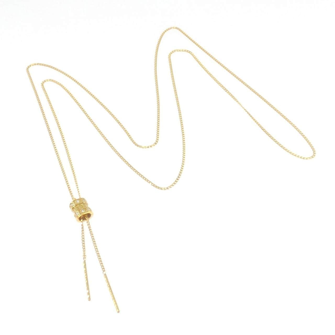 K24YG ダイヤモンド ネックレス 0.03CT