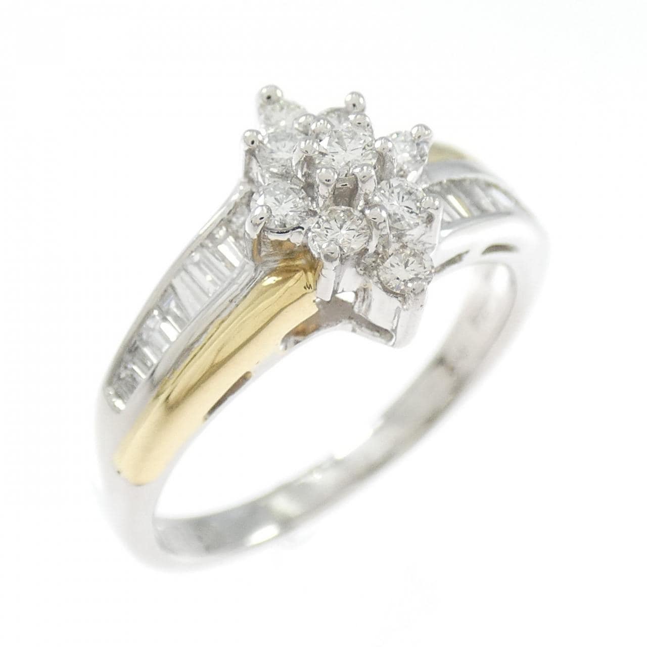 PT900/K18YG ダイヤモンド リング 0.52CT