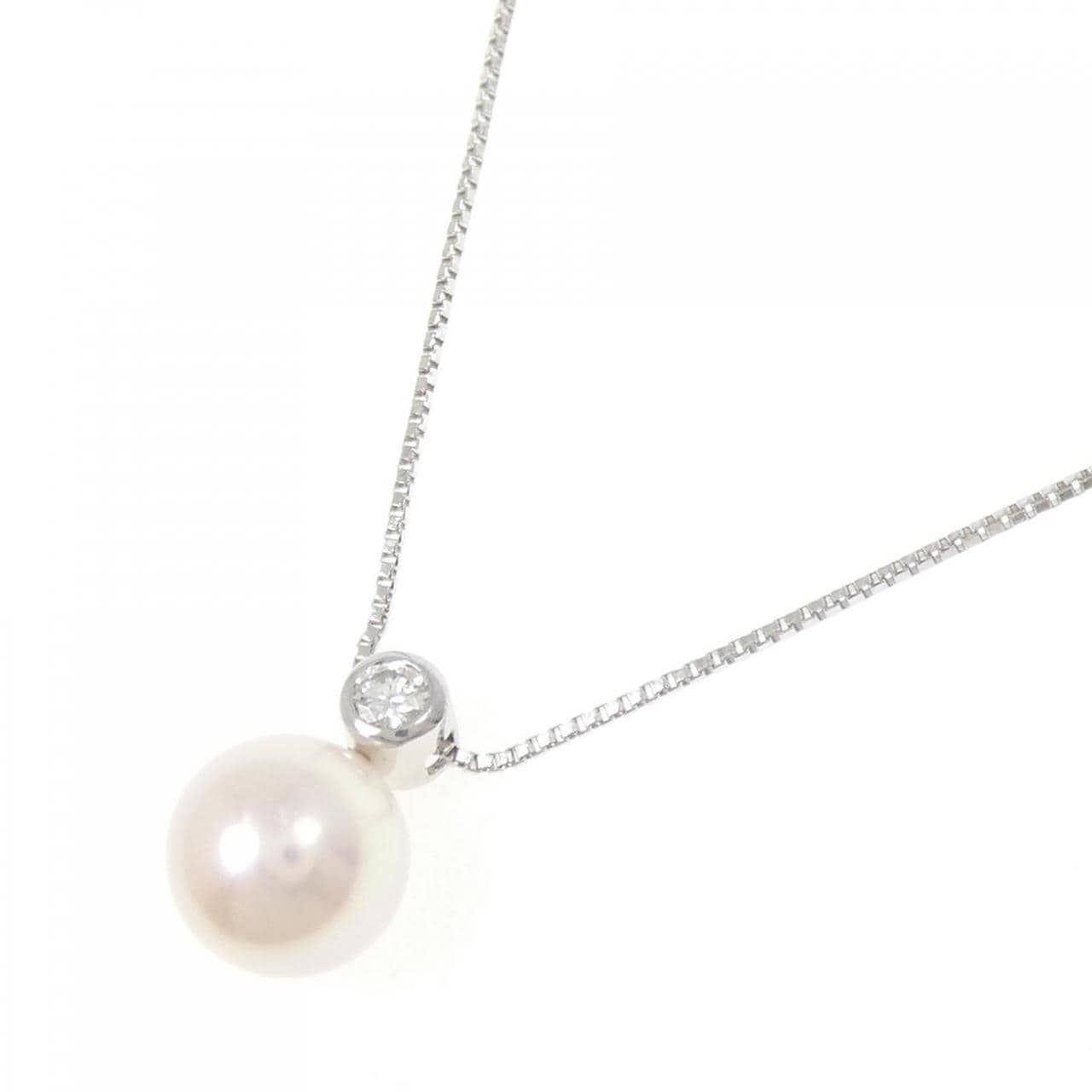 PT900/PT850 アコヤパール ネックレス 8mm