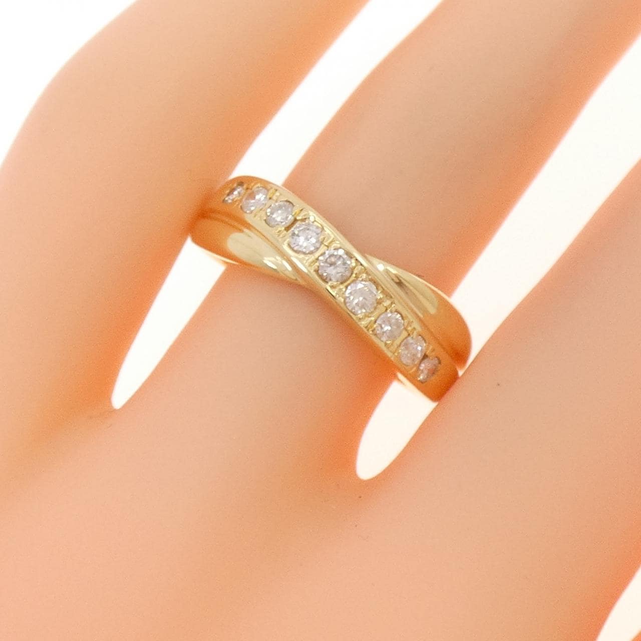 K18YG ダイヤモンド リング 0.30CT