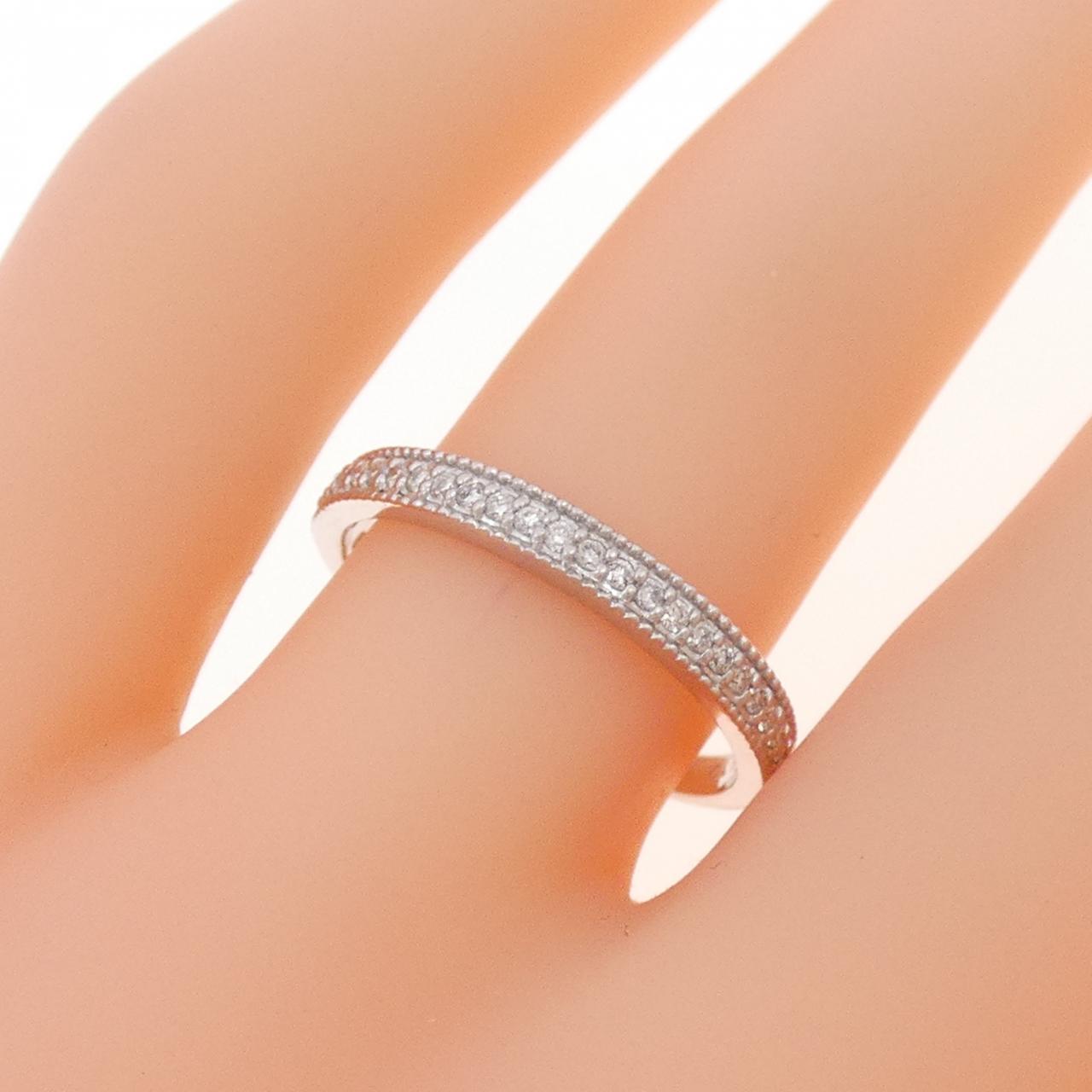 K18WG ダイヤモンド リング 0.13CT