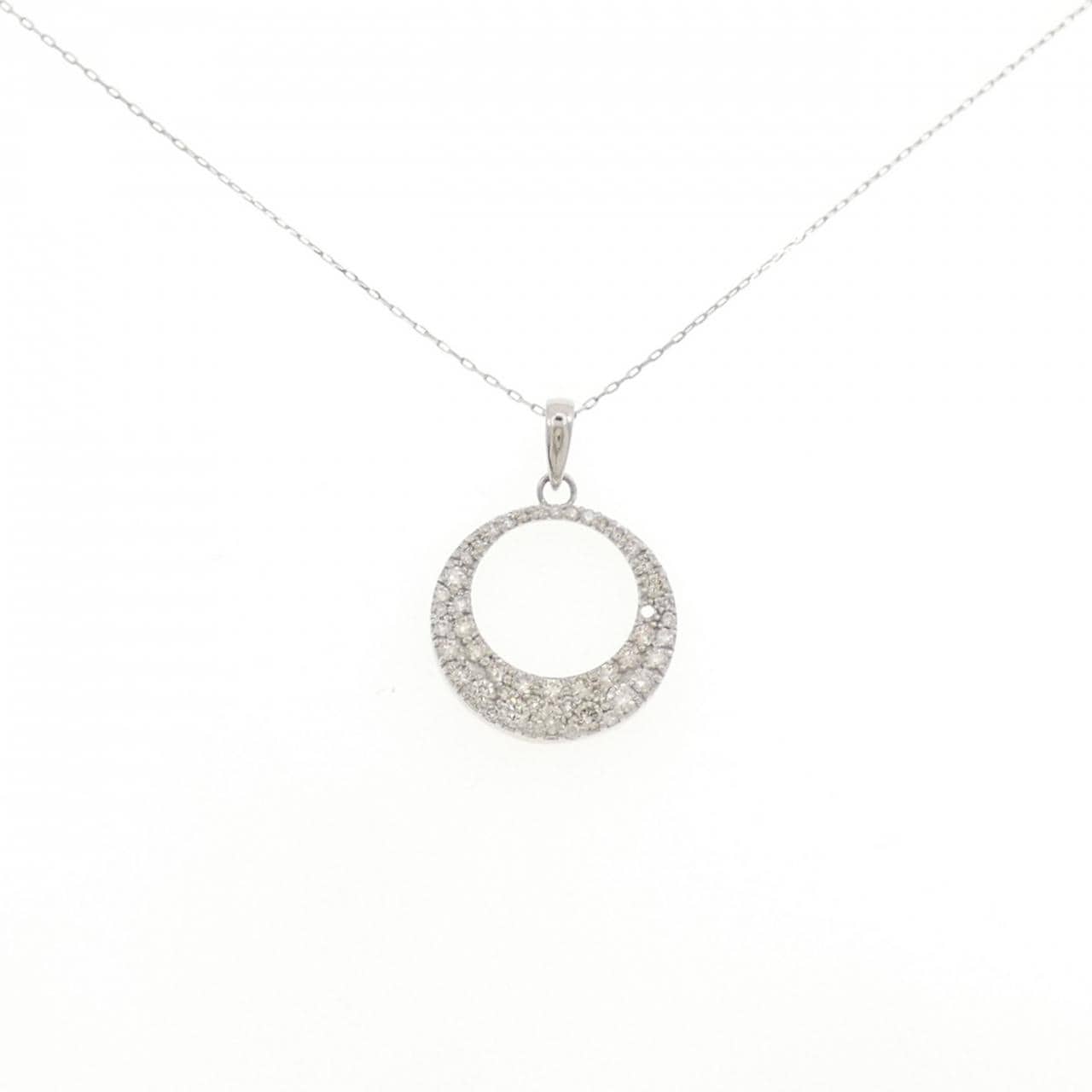 【新品】PT900 ダイヤモンド ネックレス 0.50CT