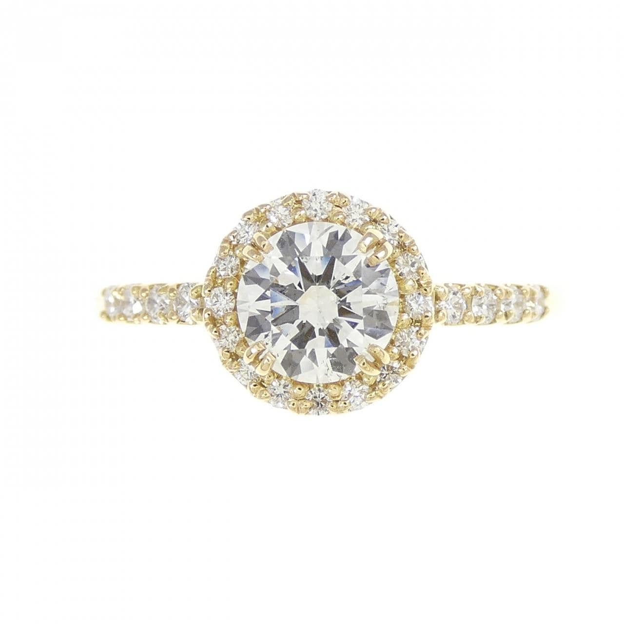 【リメイク】K18YG ダイヤモンド リング 0.563CT G SI2 EXT