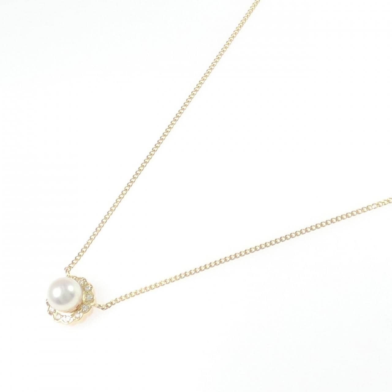 K18YG アコヤパール ネックレス 6.8mm